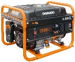 Генератор DAEWOO GDA 3500 2.8/3.2кВт 230В 208см3 7.0лс 15л 2х230В 38кг