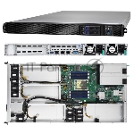 Сервер TYAN B5631G88V2HR-2T-N 1U 4-GPU Server Barebones, 12 DDR4 DIMM slots, 2 Hot-swap SATA III, 4 Double-width PCIex16 slots for GPUs, 1 PCIex16 slot for NIC up to 100Gb/s,2 NVMe M.2 22110/2280, Intel C621