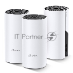 Бесшовный Mesh роутер TP-Link Deco M4 (DECO M4(3-PACK)) AC1200 10/100/1000BASE-TX (упак.:3шт)
