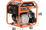 Инверторный бензиновый генератор Daewoo GDA 3800i