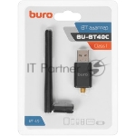 Адаптер USB Buro Bluetooth 4.0+EDR class 1 100м черный